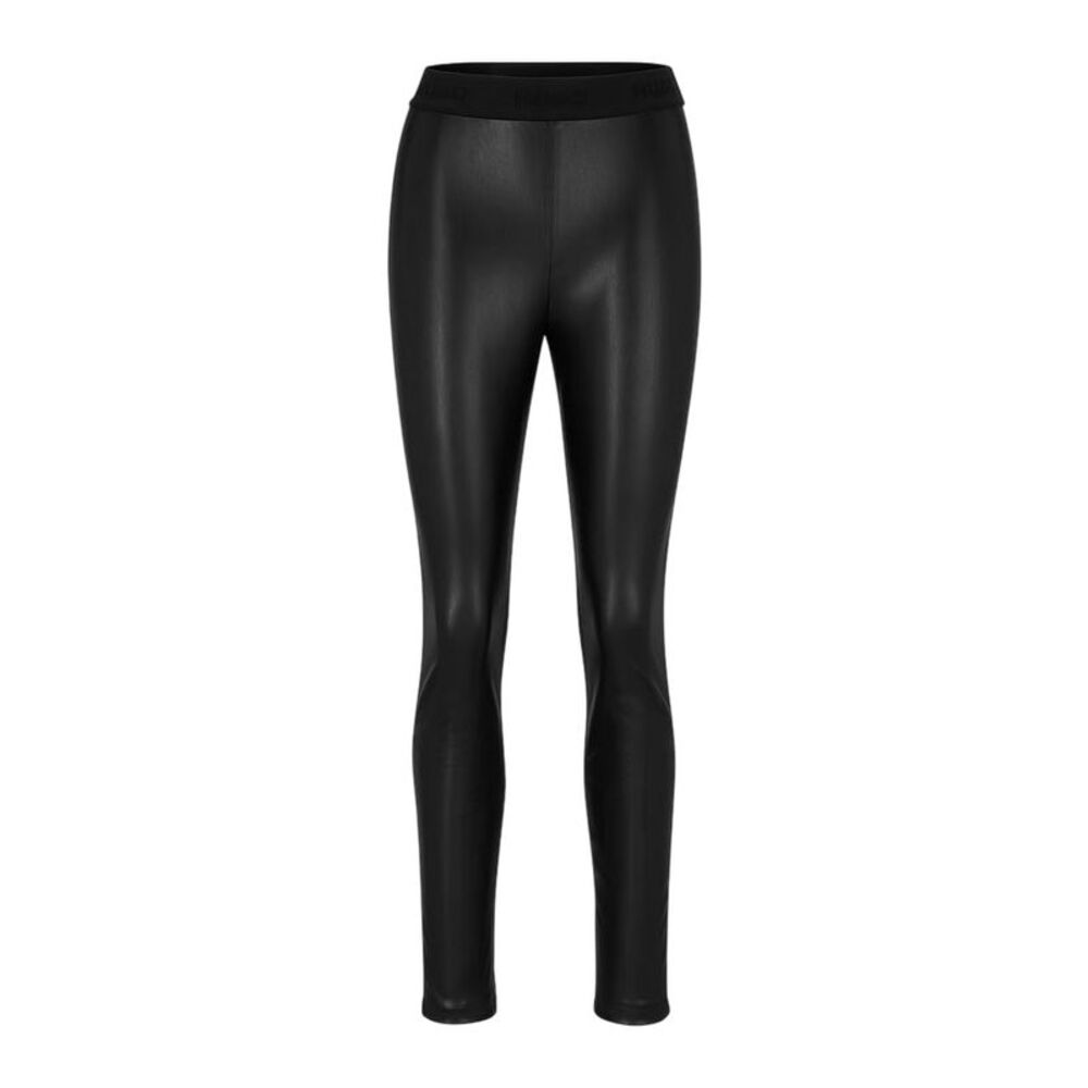 Hugo Womens/Ladies Honati 3 Straight Leg Pants / Black